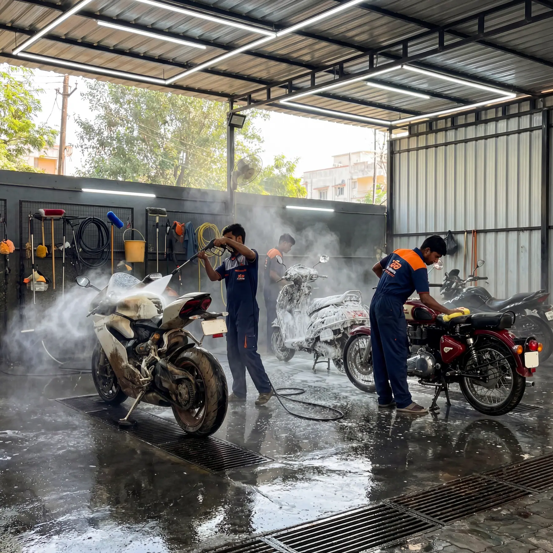 Bike wash shop