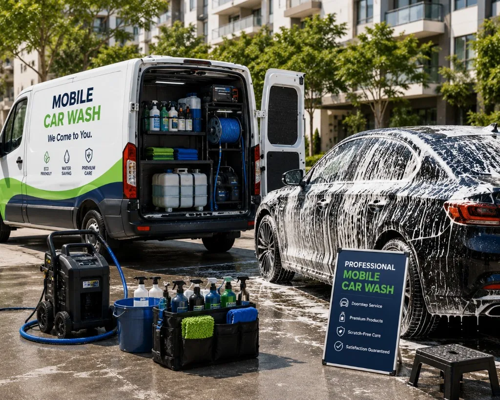 Mobile car wash businesses