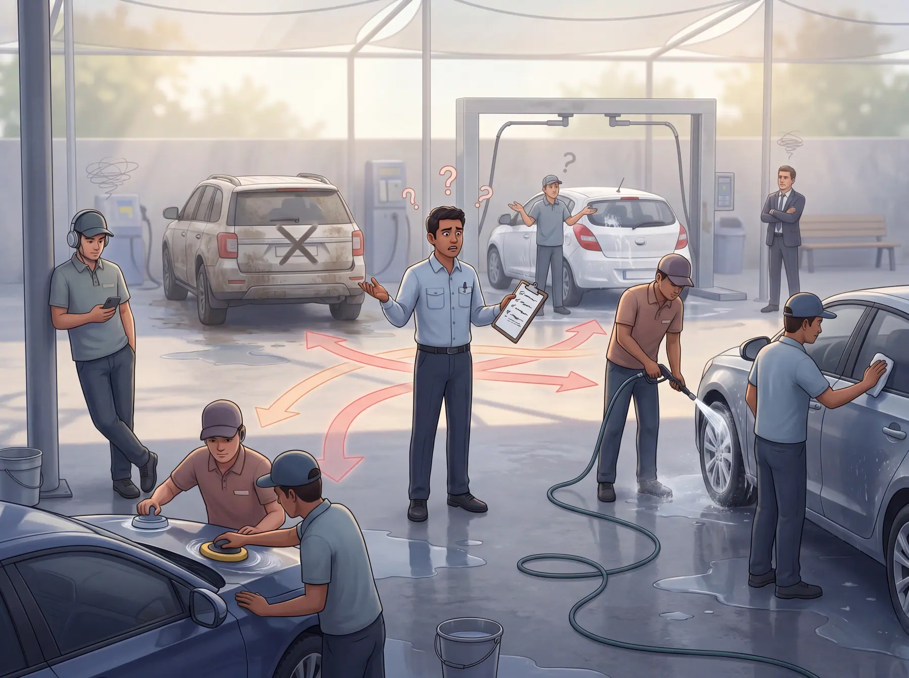 Staff mismanagement problem illustration